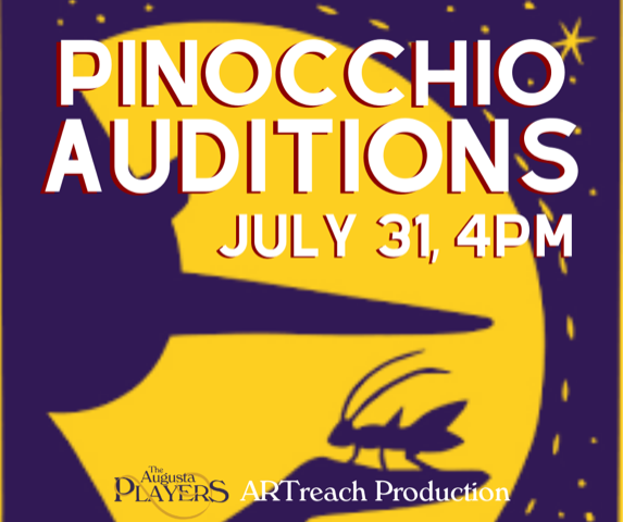 The Augusta Players ARTreach announces auditions for PINOCCHIO