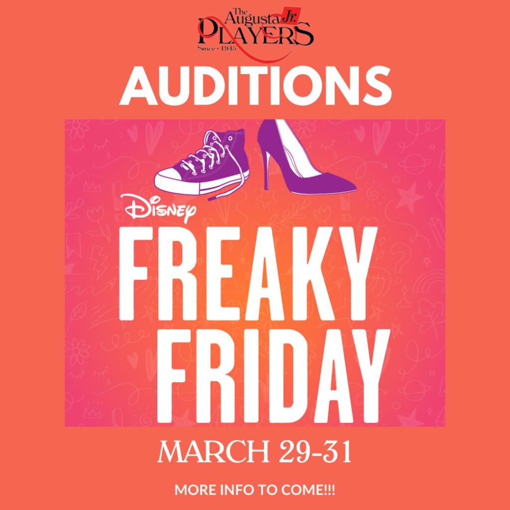 Auditions March 29-31, 2023 (Callbacks April 1) will be held at Jessye Norman School located at 739 Greene Street, Augusta Ga, 30901.